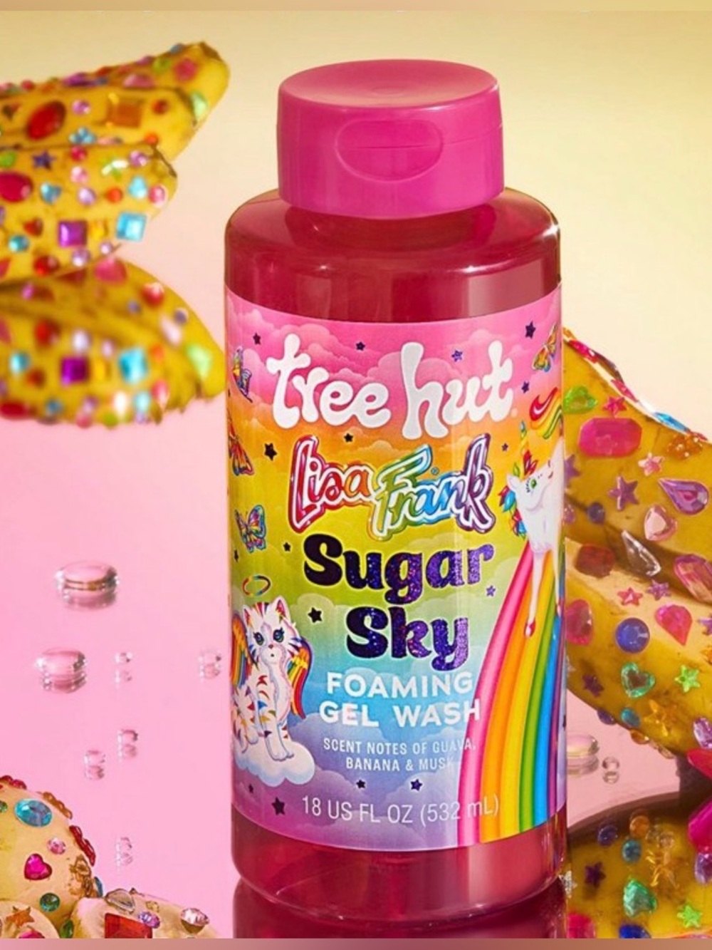 New Tree Hut Sugar Sky Foaming Gel Body Wash